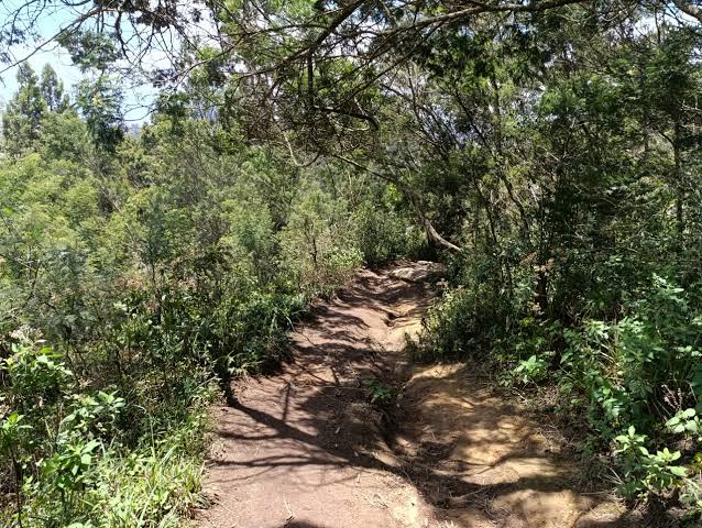 Overlooking mountain valleys from Taita Taveta highlands